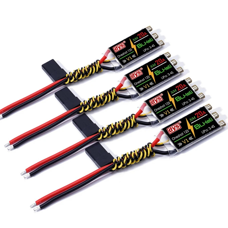 Распродажа 4 шт./лот DYS XM Series XM20A BLHeli mini 20A Высокая мощность ESC V1/V2 версия и