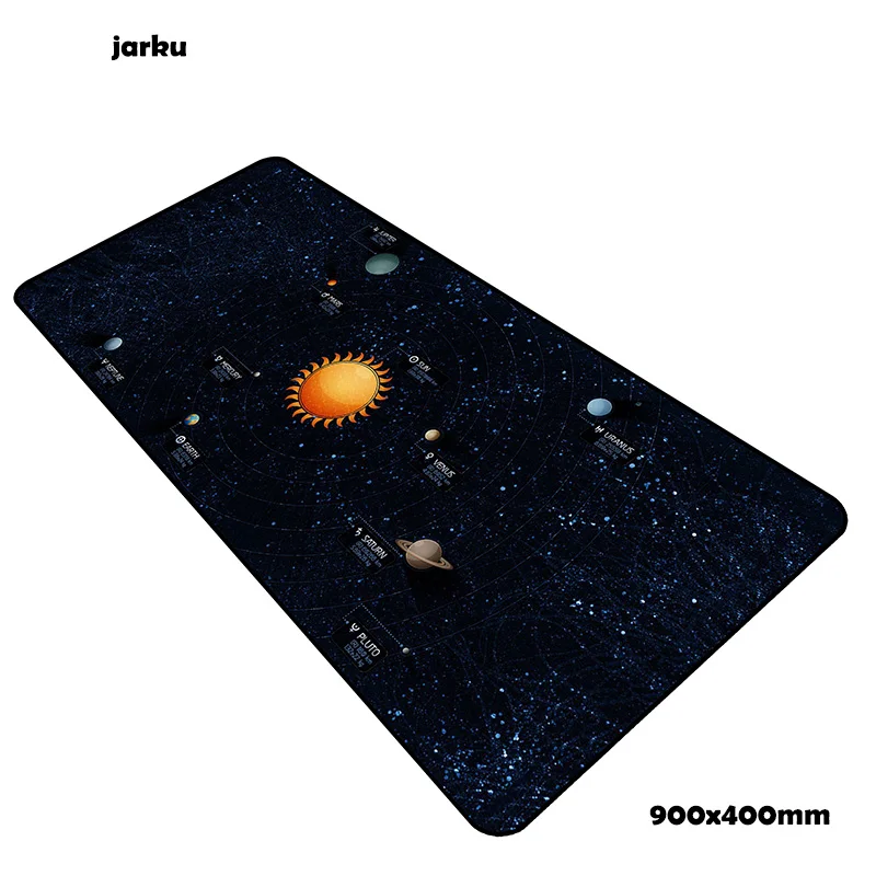 size 900x400x2mm Коврик для мыши с солнечной системой, красивый игровой коврик для мыши 900x400x2 мм, коврик для геймера, коврик для мыши, подгонянный компьютер, большой стол, коврик для мыши - Цвет: size 900x400x2mm