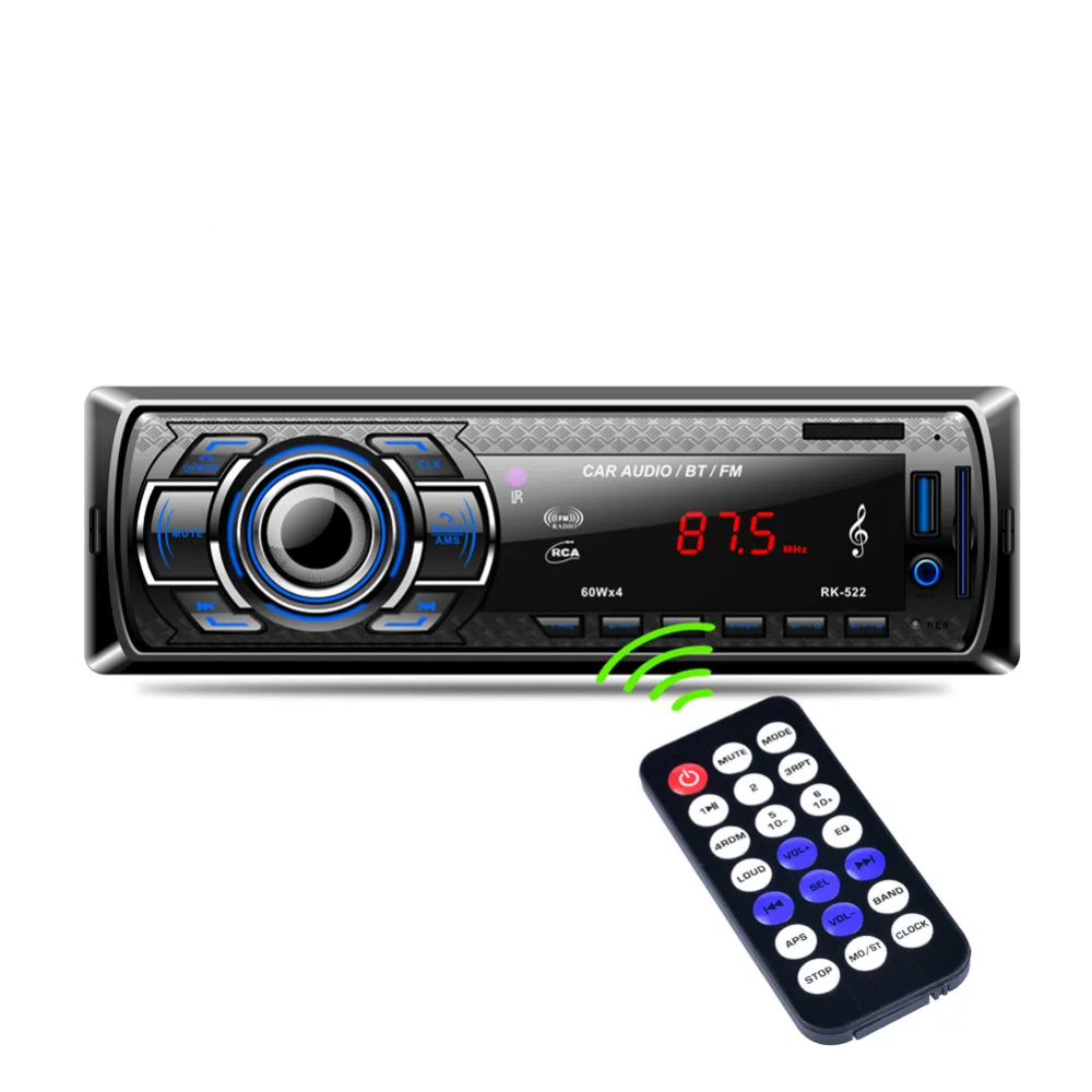 Автоматическая Громкая связь Usb Sd карты Mp3 плеер 12v автомобильный аудио Fm радио