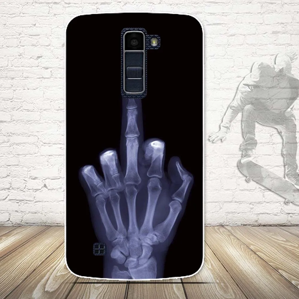 Роскошные 3D с трехмерной рельефной печатью задняя крышка чехол для LG K10 2016 Крышка