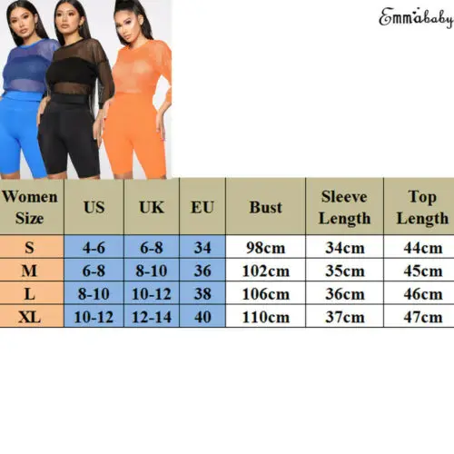 

2019 Sexy Women Blouses Fashion Perspective Lace Mesh Shirt Long Sleeve Tee Tops Transparent Pullover Tops