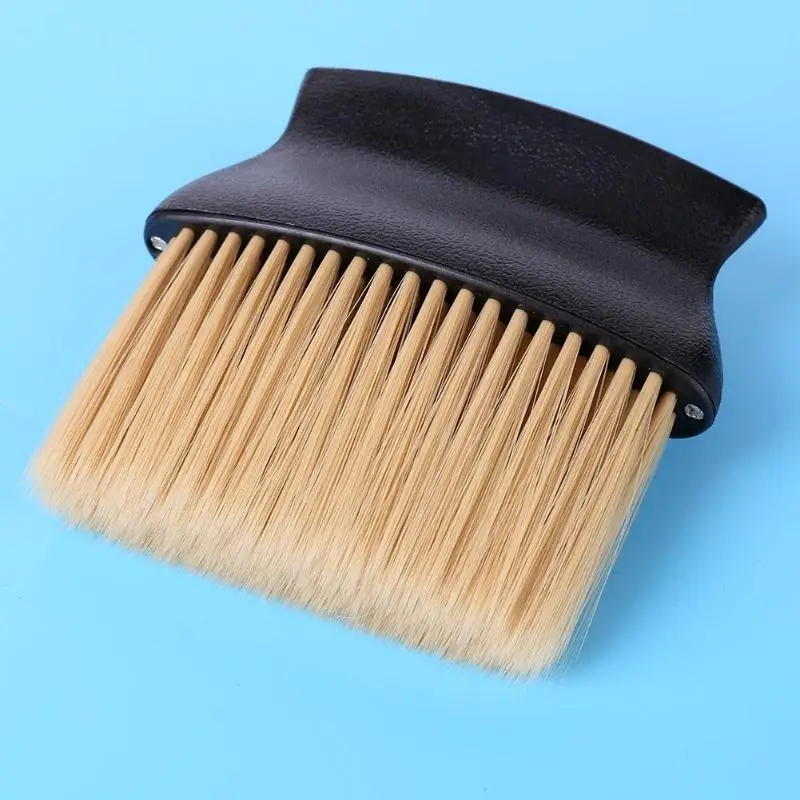 Wide Neck Brush Soft Salon Hair Cutting Neck Duster Cleaning Brush Hair Cleaning Brush Soft Fibre Hair Neck Face Wash Brush