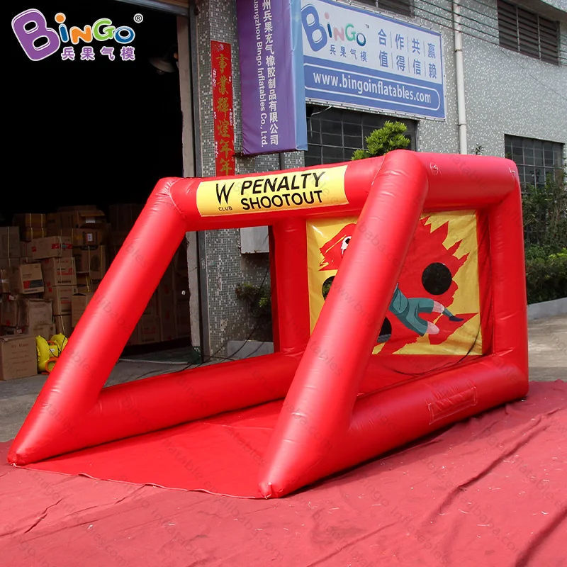 2 5x3 5x2 м надувная игра выстрел/красная портативная футбольная цель/надувные