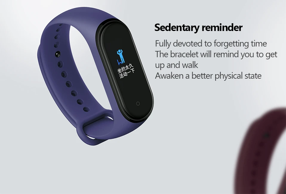 Xiaomi Mi Band 4 смарт-Браслет фитнес-браслет AMOLED цветной сенсорный экран Смарт-браслет пульсометр Bluetooth 5,0