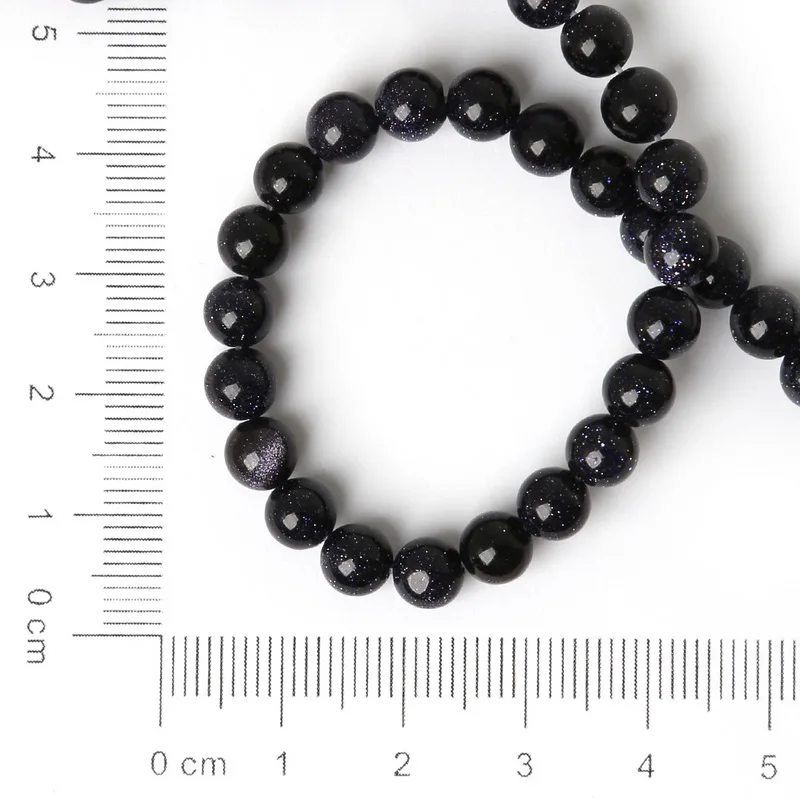 New Fashion 39cm/bag 4/6/8/10/12mm Blue SandStone Round Loose Beads Pick Size For Jewelry Making | Украшения и аксессуары