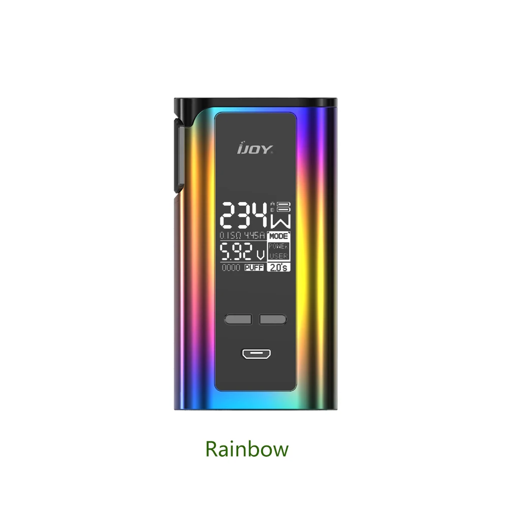 Оригинал IJOY капитан PD270 новый мод двойной 20700/18650 аккумулятор 234 Вт новая коробка mod