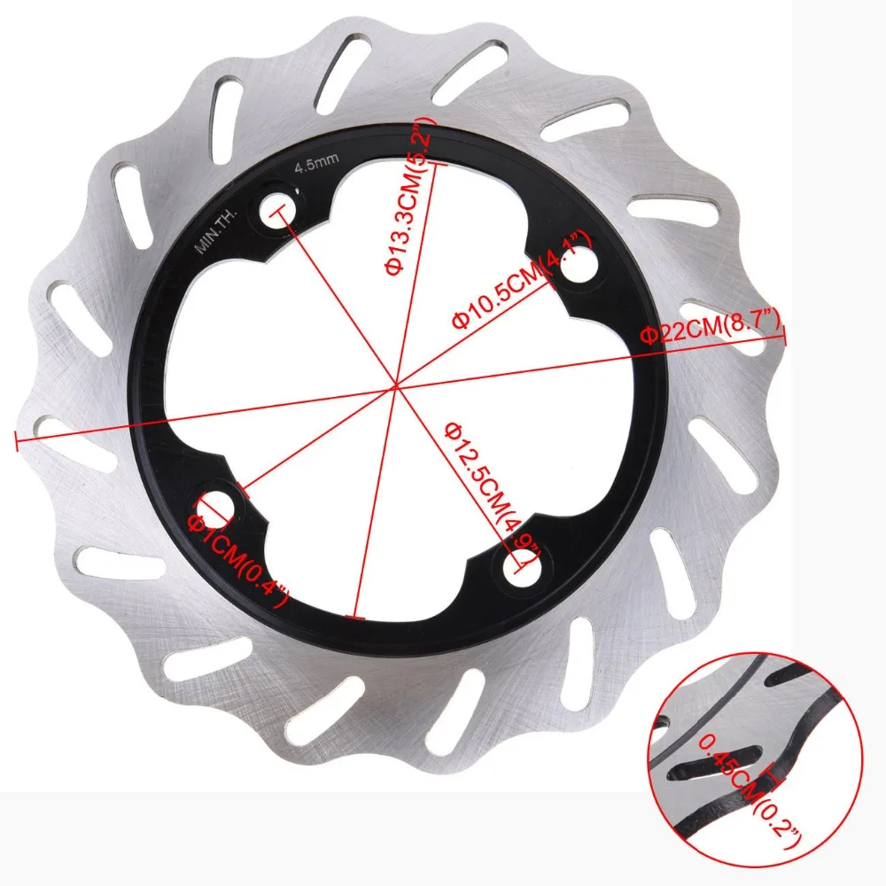 Задние дисковые тормоза ротор для Honda CB 600 HORNET 1998-2006 CBR600 F2/F3/F4/F4i 1991-2006 CBR600RR CBR1000RR 2003-2008 VTR1000 00-06