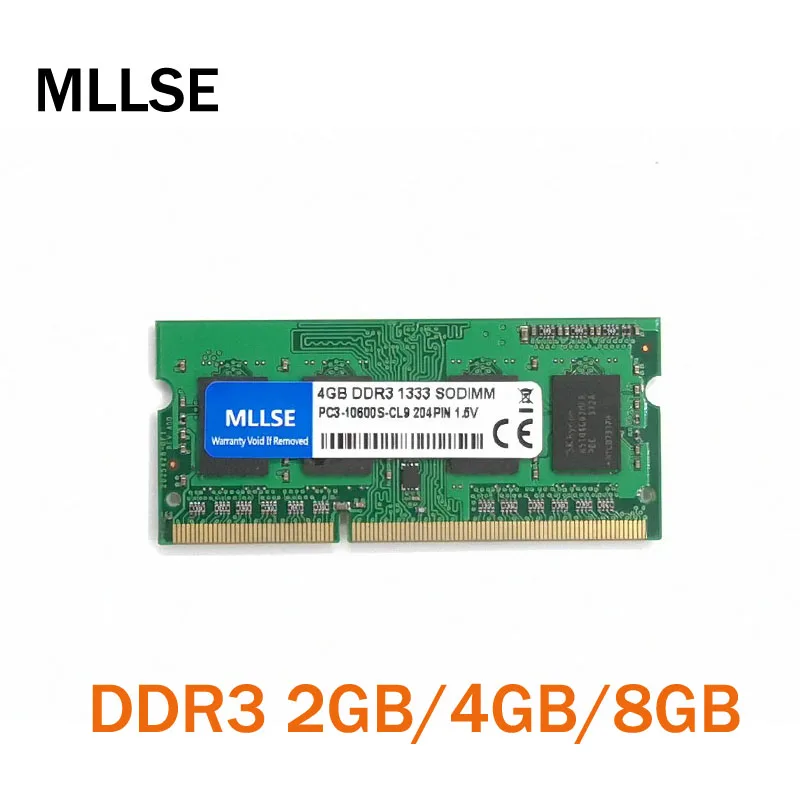Новая герметичная оперативная память MLLSE SODIMM DDR3 1333 МГц 4 Гб хорошее качество