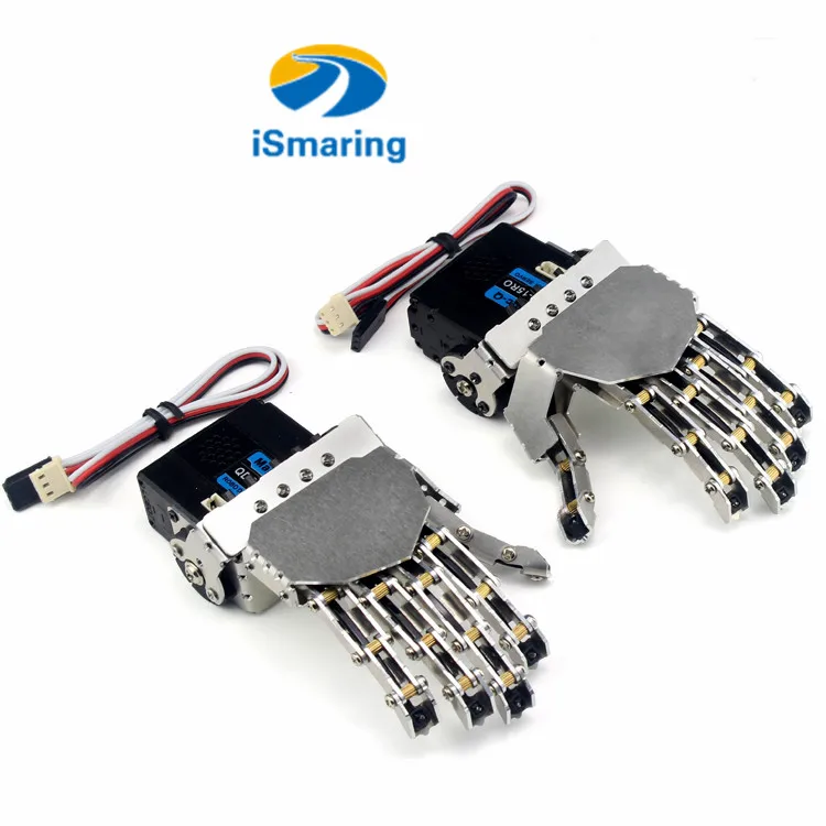 Official iSmaring Robot Metal Hand Five Fingers for Robotic Manipulator Arm Mini Bionic Humanoid with Servo Diy RC Toy | Игрушки и хобби