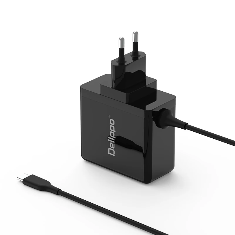 Универсальное быстрое зарядное устройство Delippo USB Type C интеллектуальное