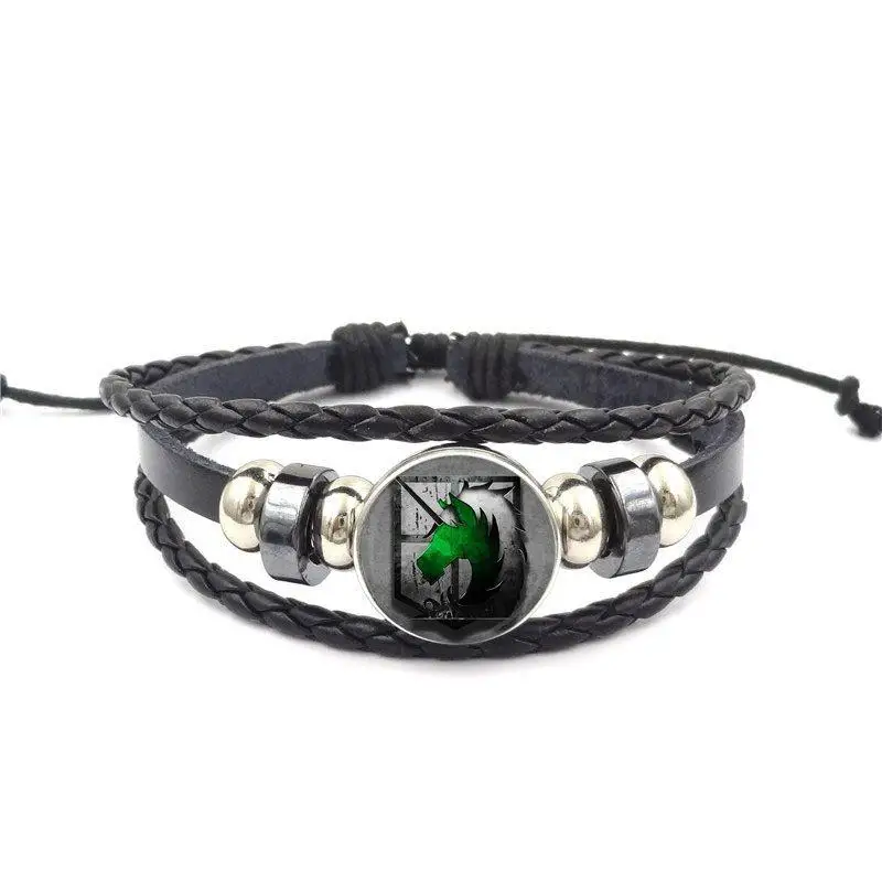 EJ глянцевый аниме атака на Титанов логотип для свадьбы винтажный кабошон цветной