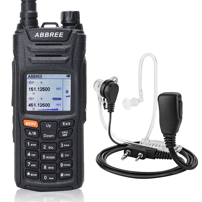 Рация ABBREE AR-F6 6 диапазонов двойной 999CH многофункциональный VOX DTMF SOS цветной