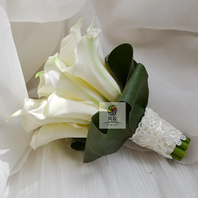 DIY европейский стиль простой и элегантный пасторальный сад Калла цветок букет