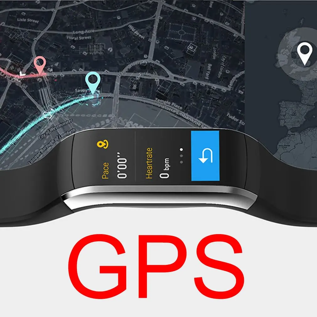 Новинка KR02 GPS IP67 водонепроницаемые фитнес Смарт часы монитор сердечного ритма