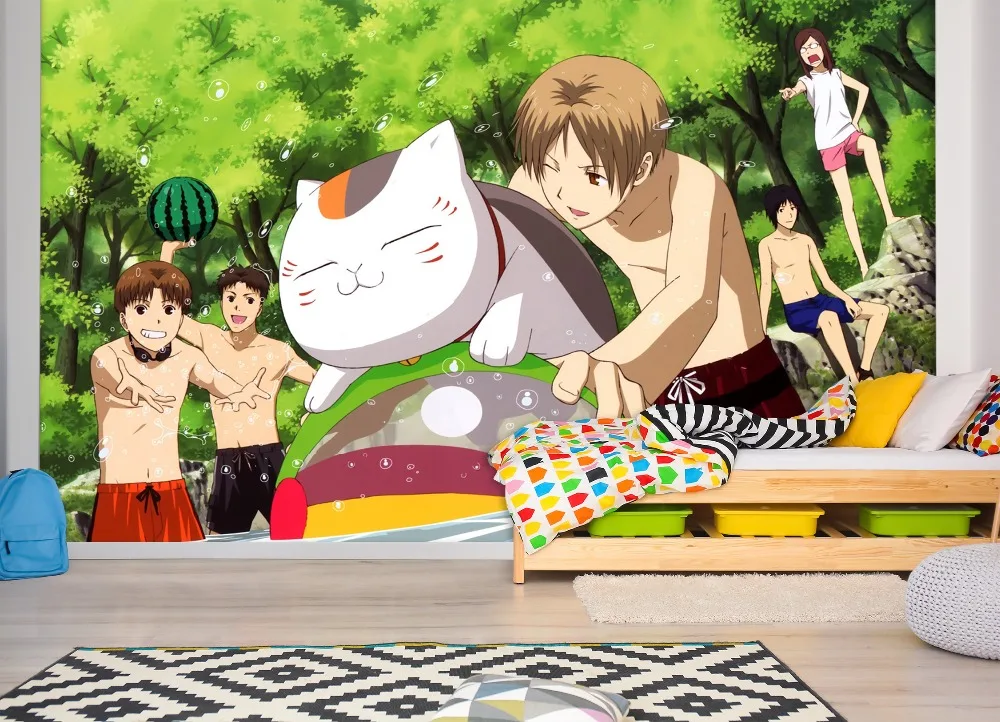 

[Self-Adhesive] 3D Natsume's Book Of Friends 77 Japan Anime Wall Paper mural Wall Print Decal Wall Murals