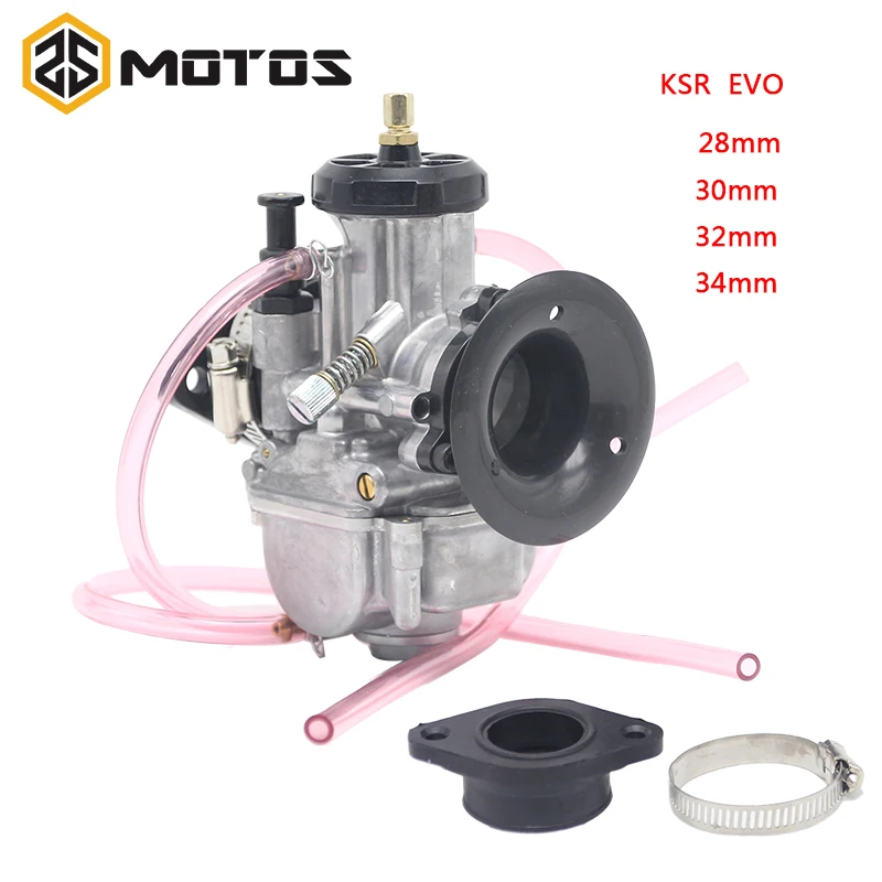 ZS мотоциклы для KSR EVO 28 30 32 34 мм PWK Карбюратор Carb универсальный переключатель Karts 4T