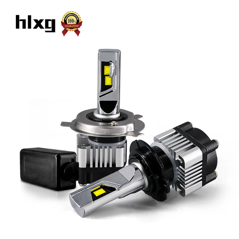 HLXG 2 шт. H7 светодиодный светильник H11 идеальная режущая линия 72 Вт 8000LM H1 H3 H8 H9 9005 9006