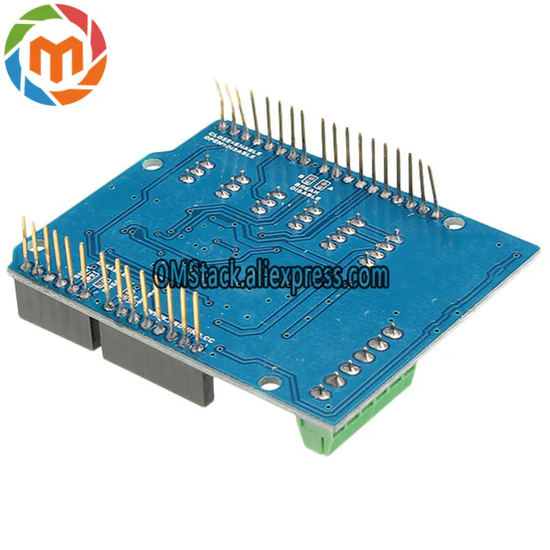 L298N L298P 4A Двухканальный драйвер двигателя Модуль Щит R3 для Arduino 5 В ~ 12 Free Running