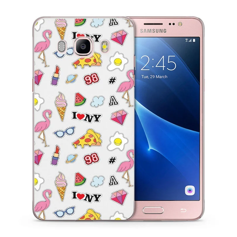 TPU чехол для Samsung Galaxy S7 edge S9 Plus A3 A5 2016 2017 prime J1 J2 J3 J5 J7 цветной мягкий задней панели
