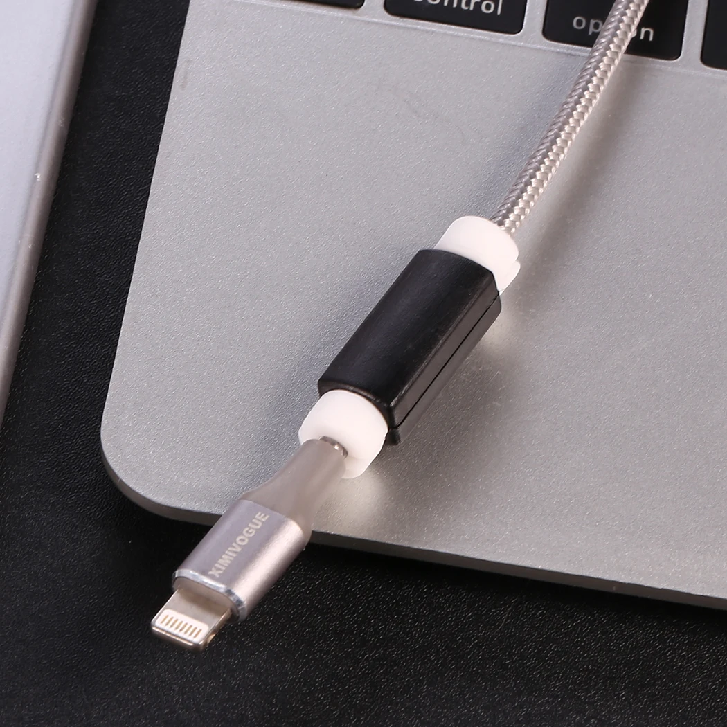 Шнур для iPhone кабель цвета зарядка намотка чехол длинный протектор защита данных