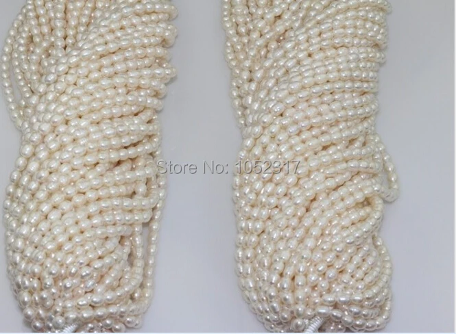 

Wholesale Top Real pearl Rice Oval Bead 7-8mm Natural pearl highlight Pearl 40cm Strand Loose Beads Women Jewelry DIY Gift