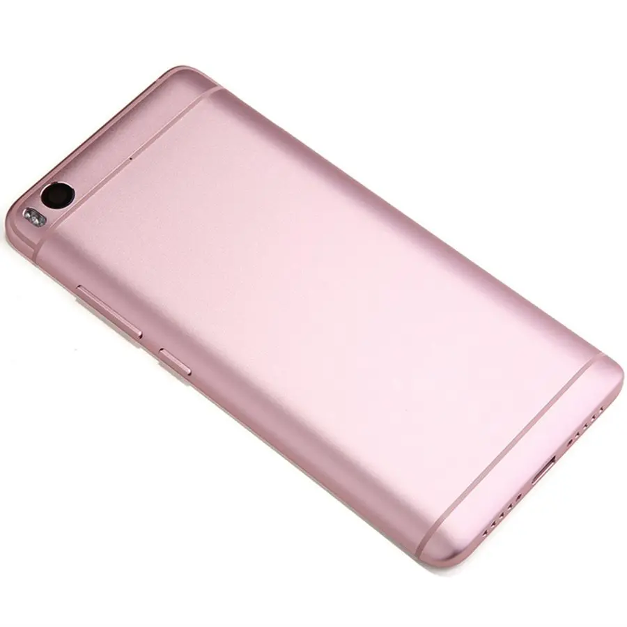 Для Xiaomi mi 5s задняя крышка батарейного отсека задняя дверь корпус чехол для Xiaomi mi 5s Крышка батарейного отсека mi 5s средняя панель сменная рамка - Цвет: Розовое золото
