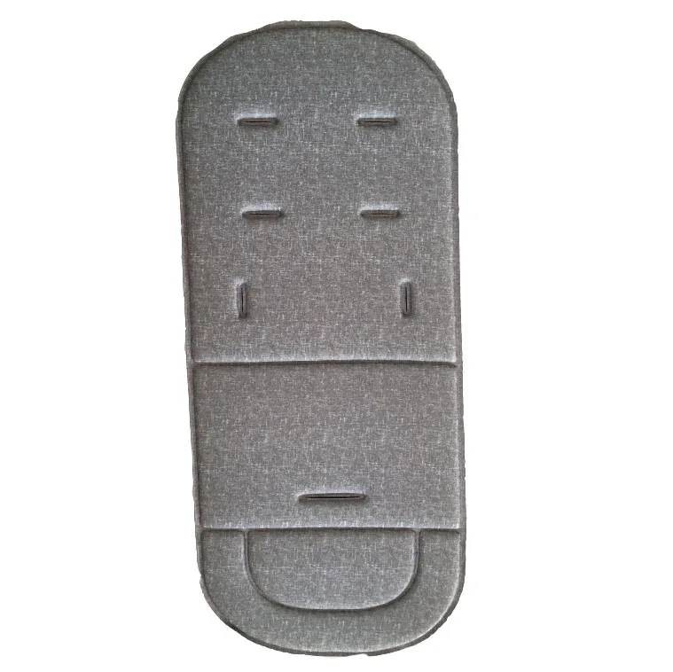 2 Flax Gray Подушечка Для сиденья детской коляски Детская Тележка сиденье коляска вкладыш Моющийся хлопок коврик для коляски аксессуар - Цвет: 2 Flax Gray