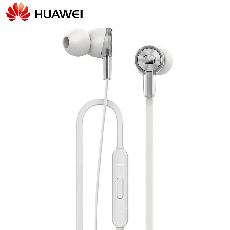 White Huawei Honor наушники AM15 с микрофоном Noice шумоподавляющая гарнитура для мобильного телефона huawei Honor 9 mate 8/9 P10 официальный - Цвет: White