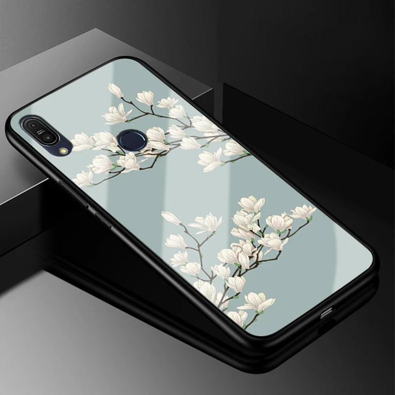 Чехол из закаленного стекла для ASUS Zenfone Max Pro M1 ZB601KL, жесткая задняя крышка из поликарбоната для ASUS Max Pro M1 ZB602KL X00TD, силиконовый бампер