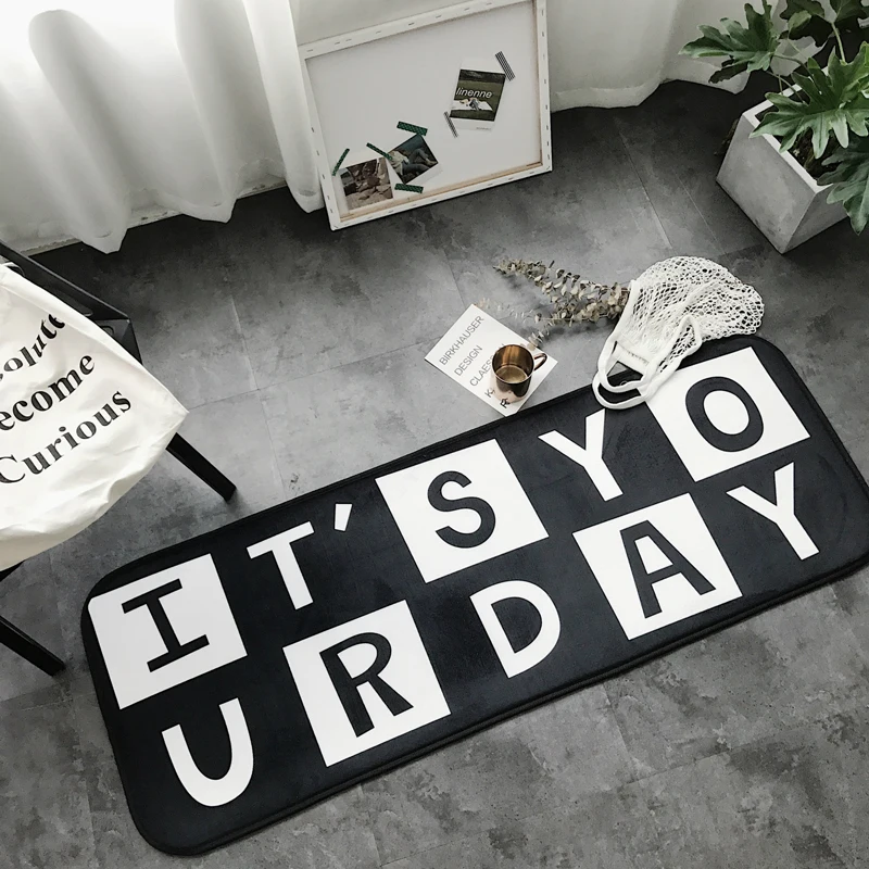 Коврики для дома Противоскользящие коврики спальни ванной кухни гостиной