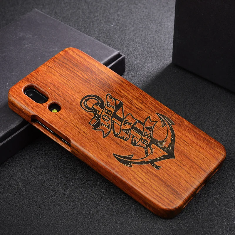 Чехлы Rejaski с текстурой натурального дерева для Huawei P20 Pro Мягкий Деревянный Новый