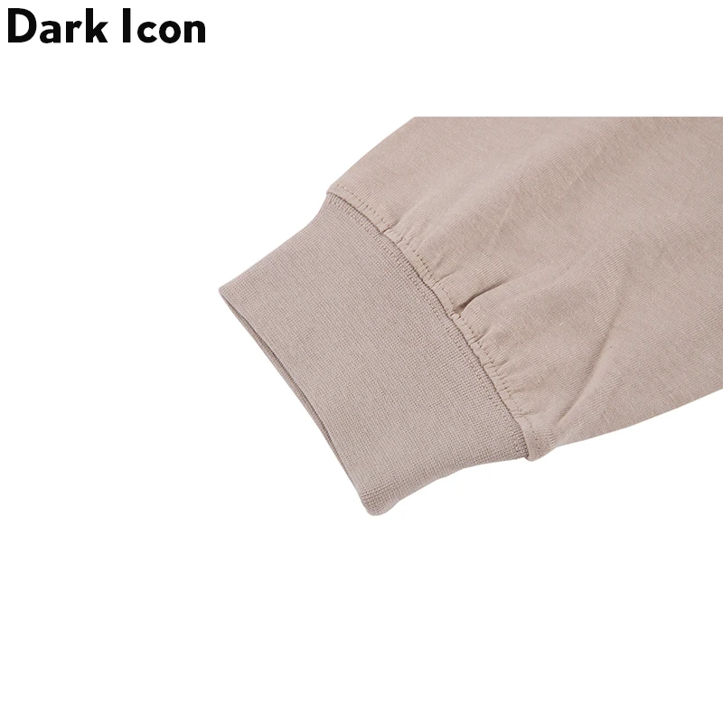 Мужская футболка с длинным рукавом Dark Icon хлопковая Футболка круглым вырезом в