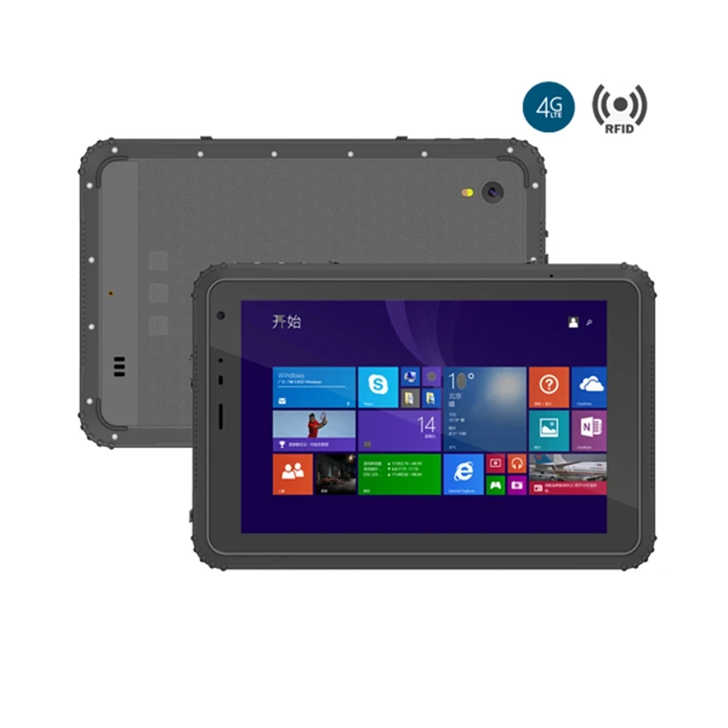 IP67 8-дюймовая прочная промышленная система Windows 10 4 Гб ОЗУ 64 Гб ПЗУ с поддержкой RFID NFC GPS со сканером штрих-кода ST88