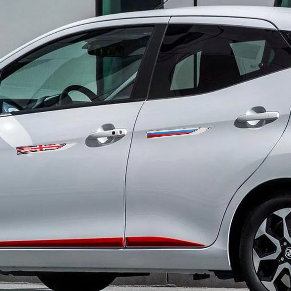 FORAUTO автостайлинг Италия Англия Франция Россия флаг автомобильная наклейка на