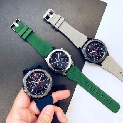 HOKE для Samsung Gear S3 Classic Frontier спортивный силиконовый браслет ремешок 22 мм Ремешки