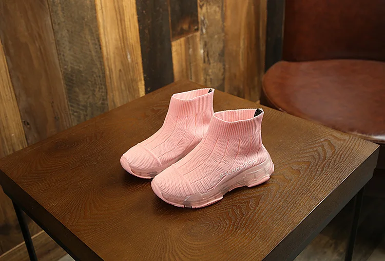 E CN/сетчатые ботинки для девочек; осенние носки; повседневные модные ботинки для девочек; сетчатый со стразами; ботинки для девочек; носки для малышей; roma
