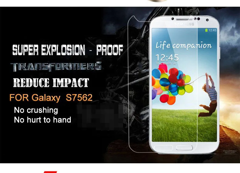 Оригинальная 0 19 мм закаленная стеклянная пленка для Samsung Galaxy S Duos GT S7562 S7562i i699