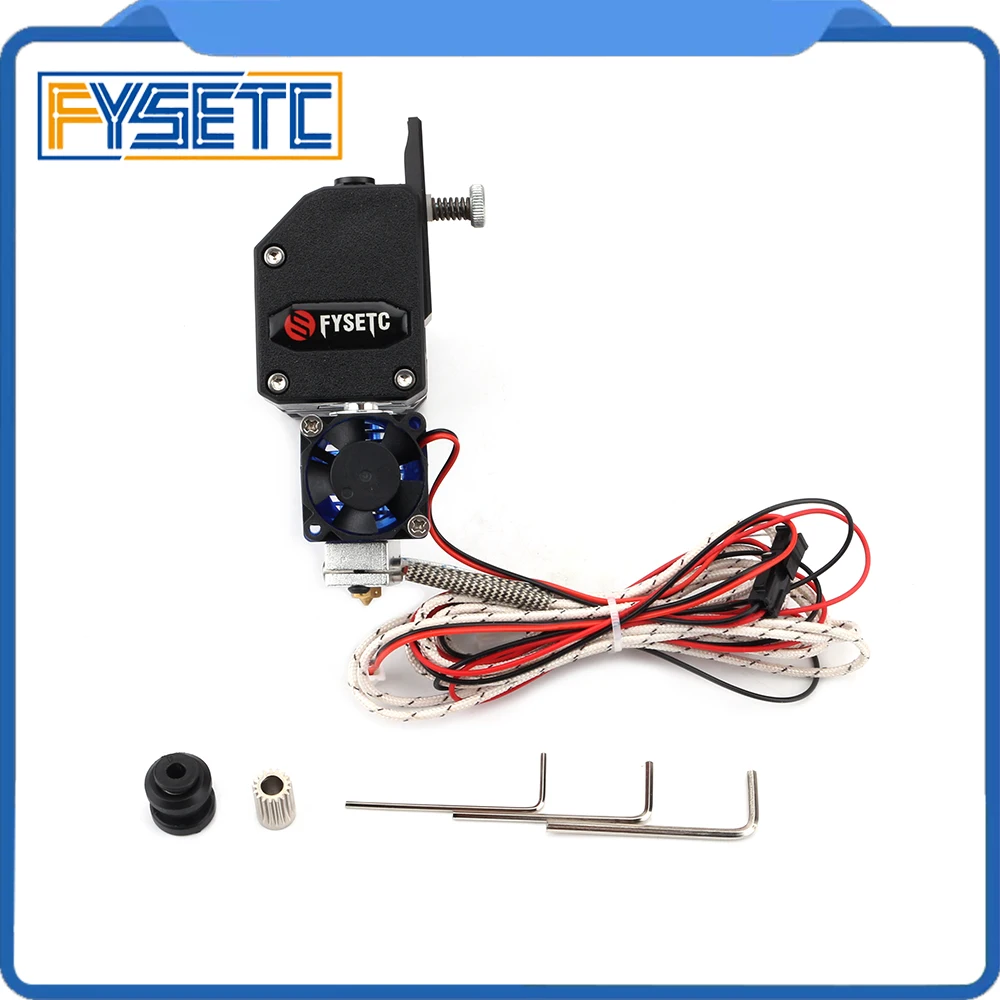 Черный BMG экструдер V6 HOTEND с датчиком PT100 двухприводный для Wanhao D9 Creality CR10 Ender 3 Anet