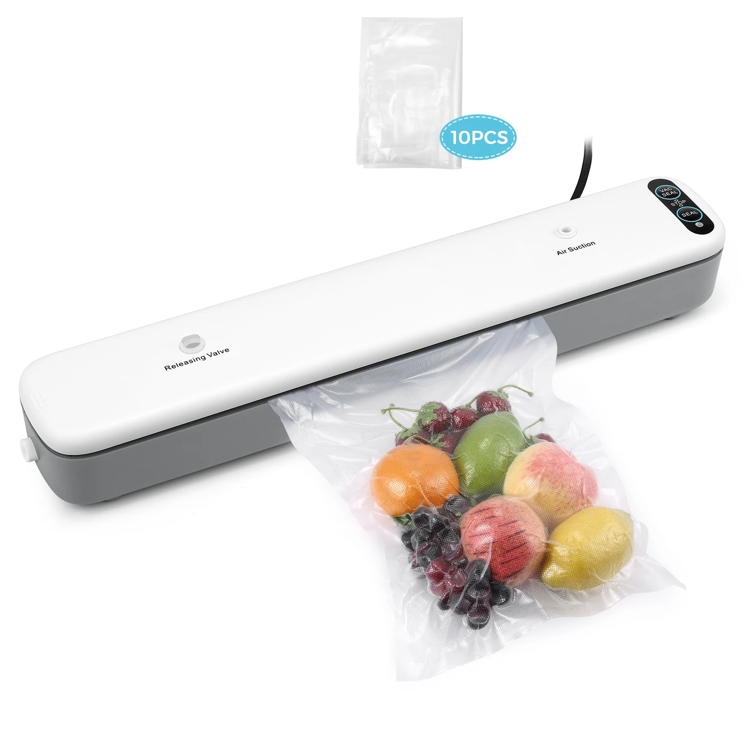 Автоматическая электрическая пищевая вакуумная упаковочная машина упаковка