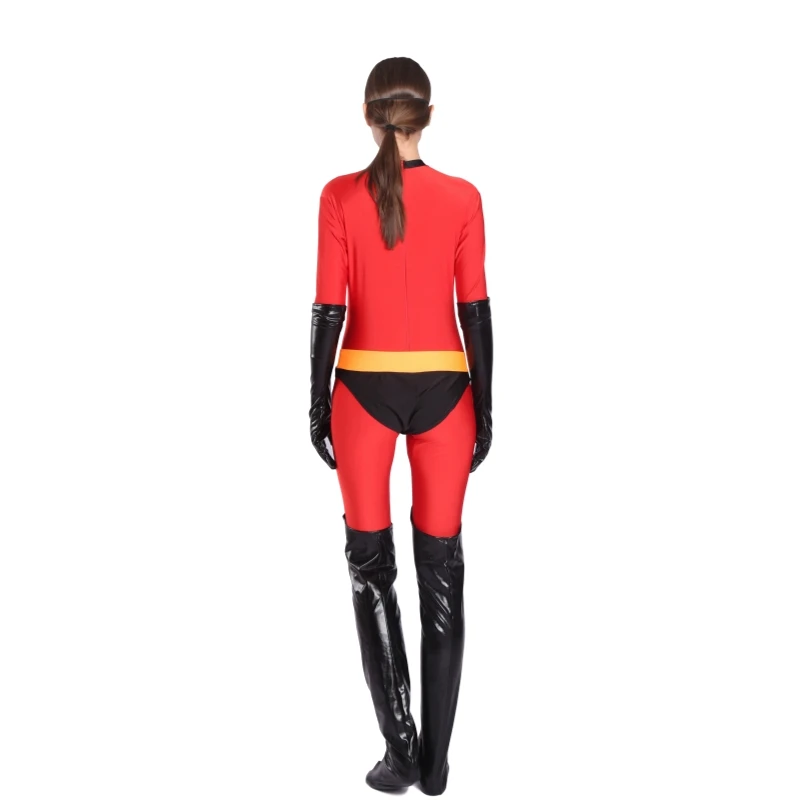 The Incredibles Superhero Elastigirl Cosplay Helen Parr Costume Lycra Spandex Bodysuit Sexy Outfit Zentai 3D Printing Halloween