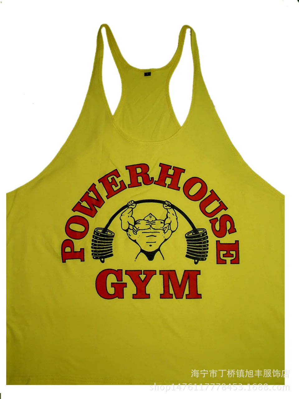 Большой размер мужской жилет для бодибилдинга тренажерный зал POW спортивные