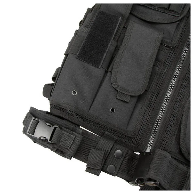 Полицейский военный тактический жилет Wargame Body Armor спортивная одежда Molle штурмовой страйкбол Пейнтбол Перевозчик Strike жилет с кобурой