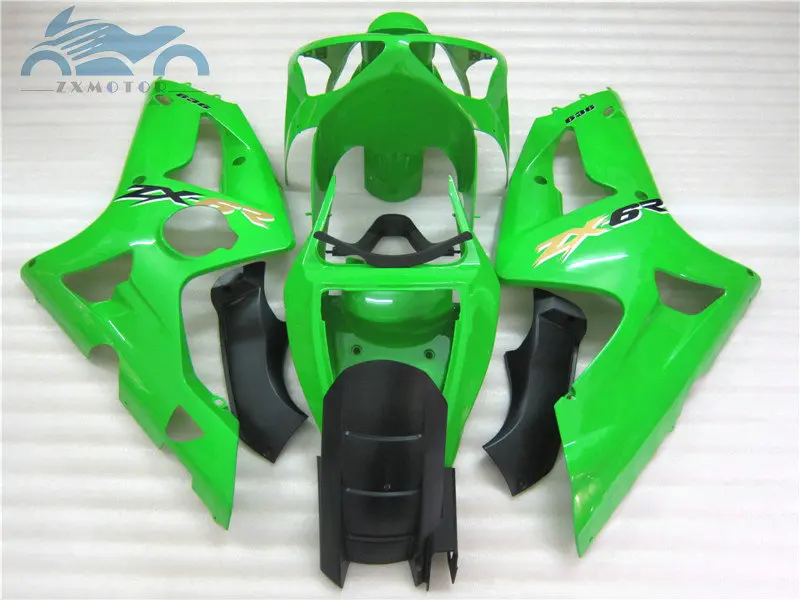 Комплект обтекателей для мотоцикла KAWASAKI Ninja 2003 2004 ZX6R ABS пластиковые комплекты ZX 6R