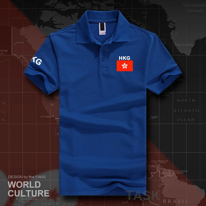 Гонконгские китайские рубашки поло мужские белые бренды с коротким рукавом