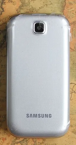 Разблокированный samsung C3595 черный большие кнопки 3g WCDMA черный цвет флип Восстановленный мобильный телефон с русским языком - Цвет: Silver