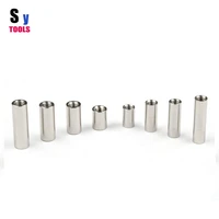 10 pieces diy knife material making knife handle screw cylindrical nuts connecting pipe rivet cheese m4 thread sy tools