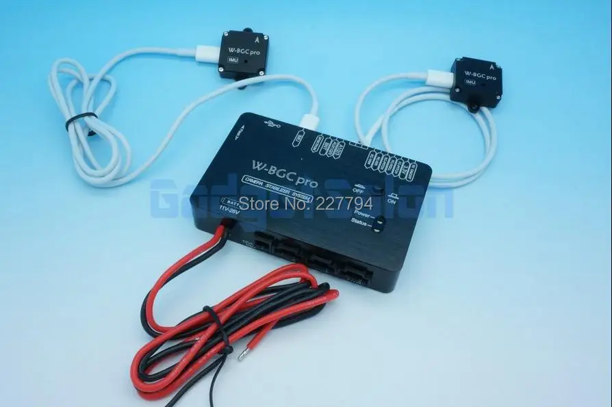W BGC PRO высокий ток AlexMos 3 оси 32 бит бесщеточный карданный контроллер и 2x IMU|brushless gimbal