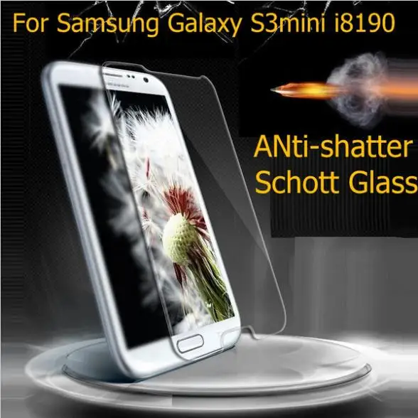 For Samsung Galaxy S3 Mini i8190 Premium Tempered Glass Screen Protector Protective Film With Retail Package | Мобильные телефоны и