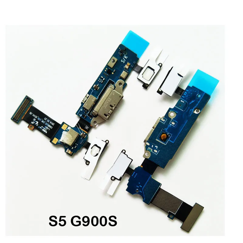 Разъем док-станции Micro зарядки Порты и разъёмы USB Порты и разъёмы Flex ленты кабель для samsung Galaxy S5 G900A G900F G900L G900M G900S