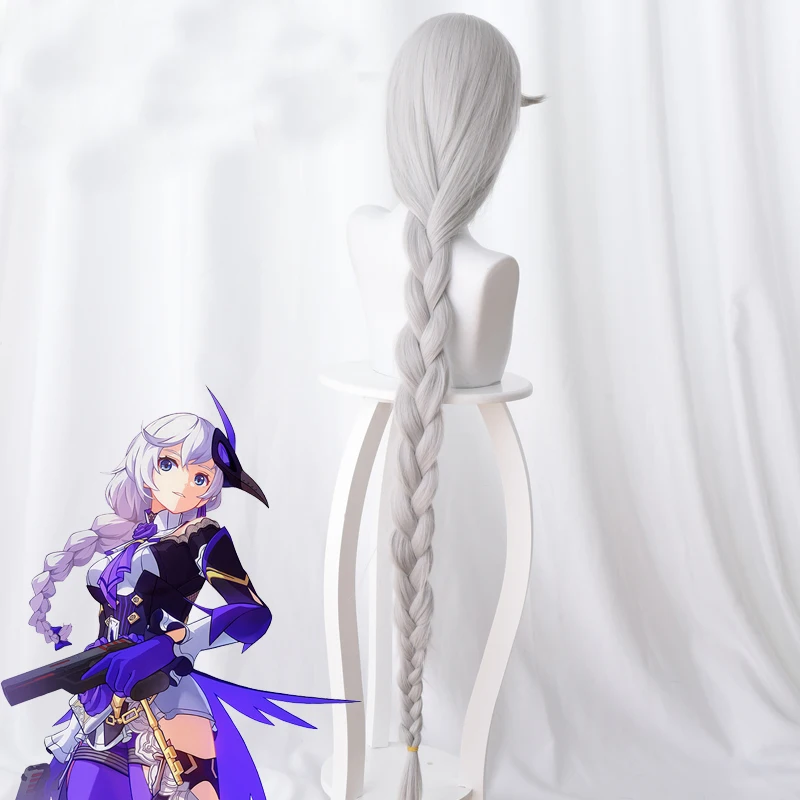 Ммихойо Каллен каслана парик косплей 100 см длинные косы синтетический костюм